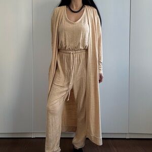 Free people jumpsuit and duster set XS
